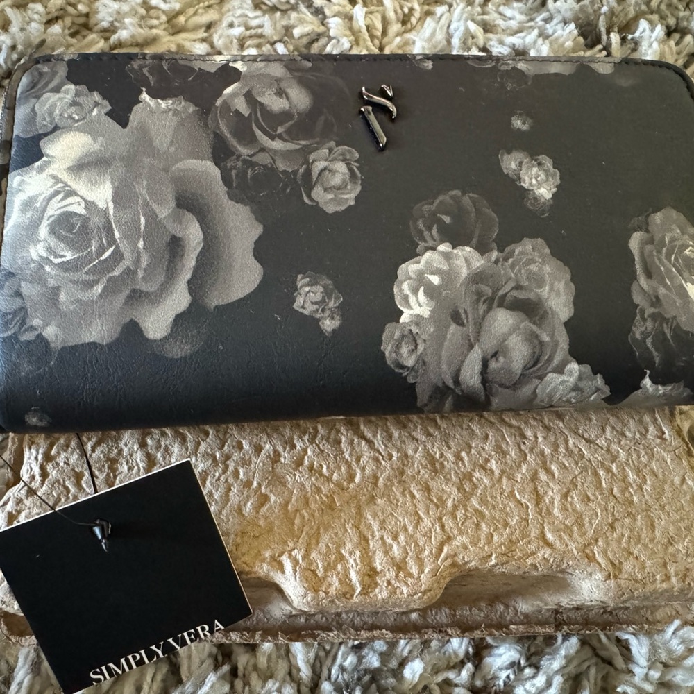 Black Floral Women's Bag